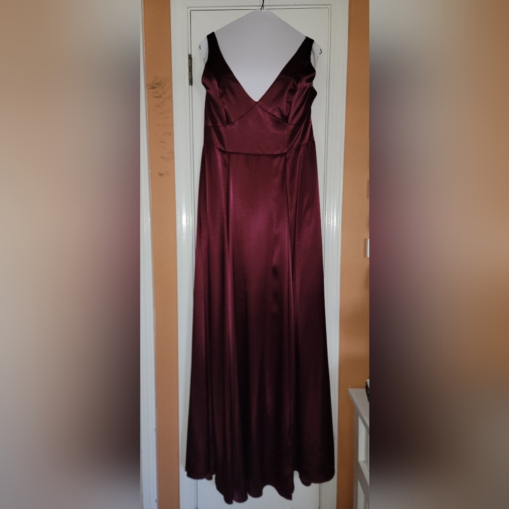 Elegant Burgundy Gown